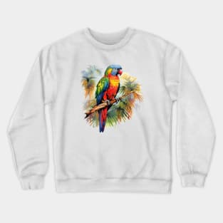 Rainbow Lorikeet Crewneck Sweatshirt